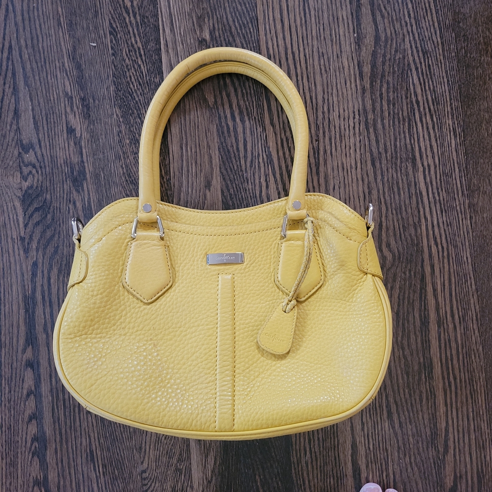 Yellow Leather Handbag